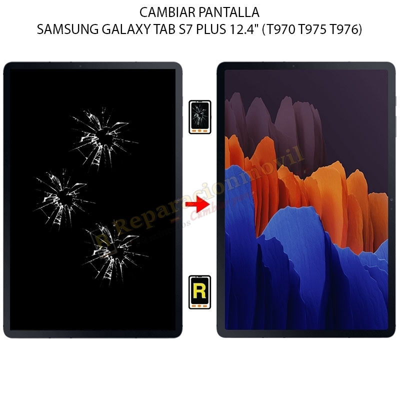 Cambiar Pantalla Samsung Galaxy Tab S7 Plus