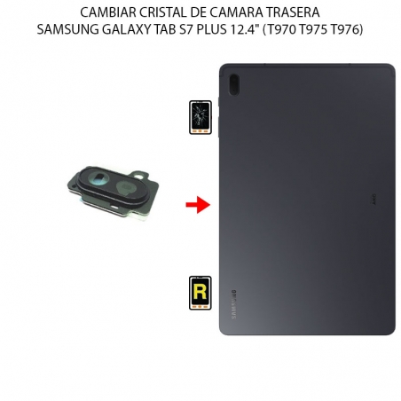 Cambiar Cristal Cámara Trasera Samsung Galaxy Tab S7 Plus 12.4