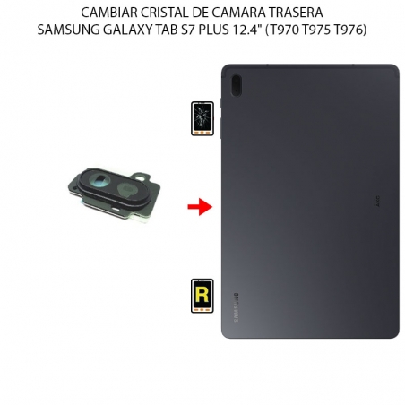 Cambiar Cristal Cámara Trasera Samsung Galaxy Tab S7 Plus