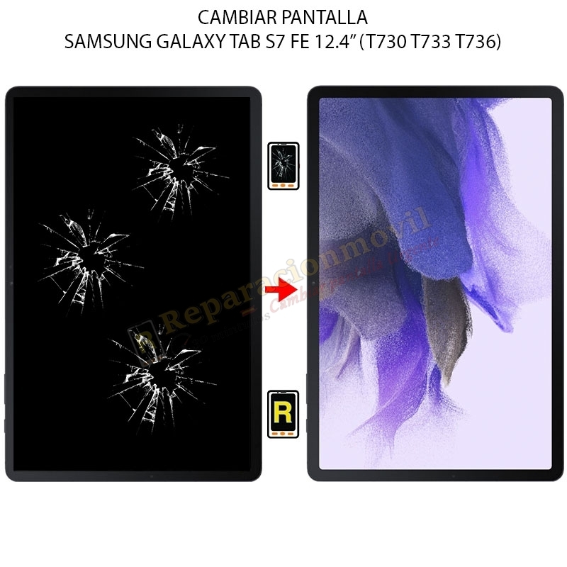 Cambiar Pantalla Samsung Galaxy Tab S7 FE 12.4
