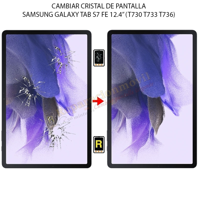 Cambiar Cristal De Pantalla Samsung Galaxy Tab S7 FE