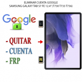 Eliminar Contraseña y Cuenta Google Samsung Galaxy Tab S7 FE 12.4