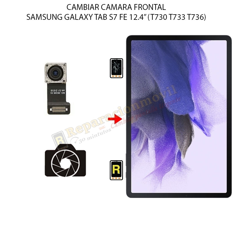 Cambiar Cámara Frontal Samsung Galaxy Tab S7 FE 12.4