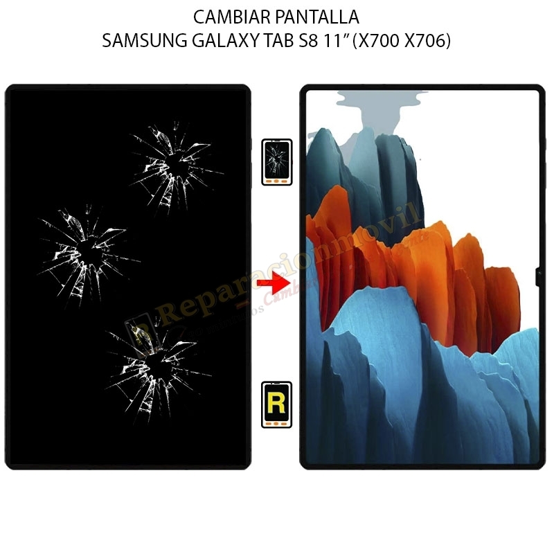 Cambiar Pantalla Samsung Galaxy Tab S8