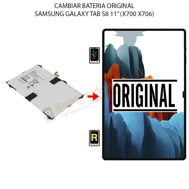 Cambiar Bateria Samsung Galaxy Tab S8 Original