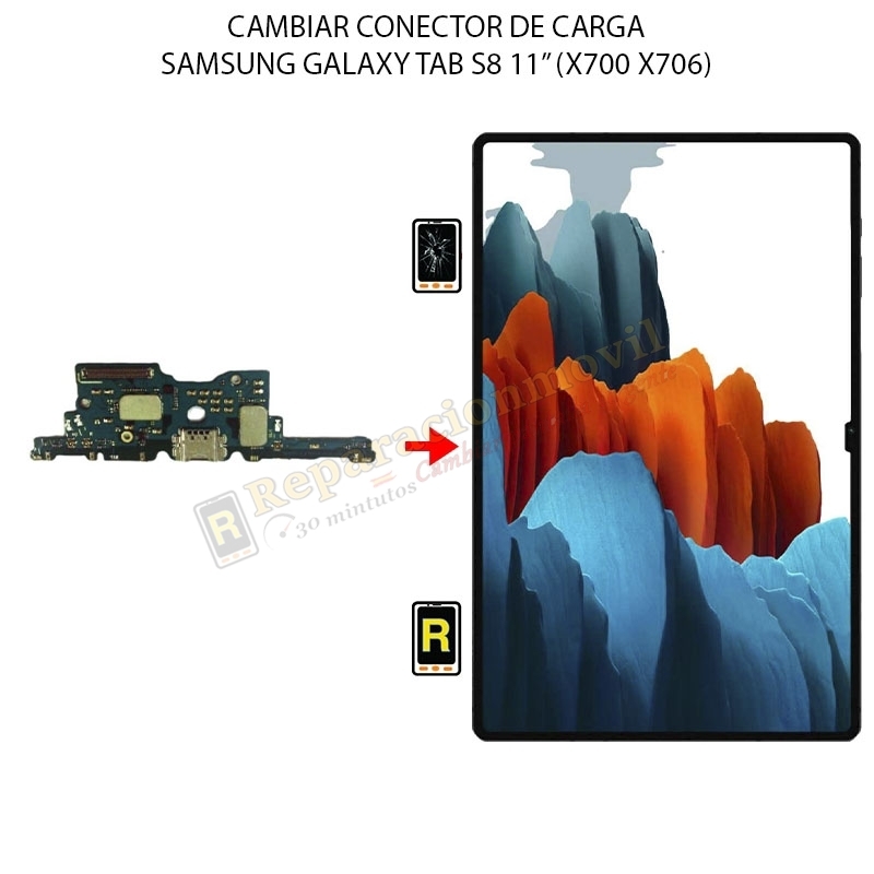 Cambiar Conector De Carga Samsung Galaxy Tab S8