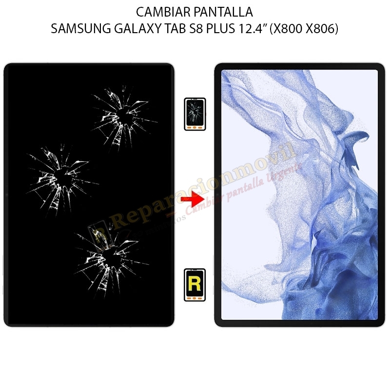 Cambiar Pantalla Samsung Galaxy Tab S8 Plus 12.4
