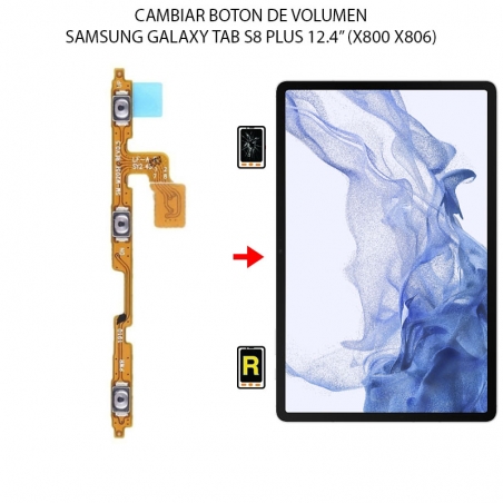 Cambiar Botón De Volumen Samsung Galaxy Tab S8 Plus 12.4
