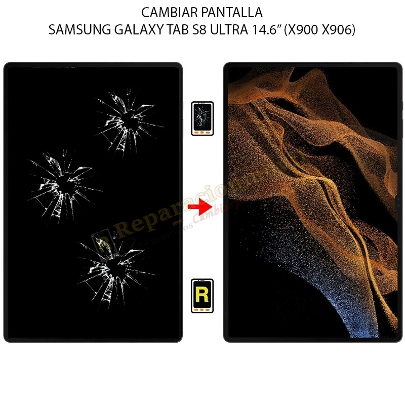 Cambiar Pantalla Samsung Galaxy Tab S8 Ultra 14.6 Pulgadas
