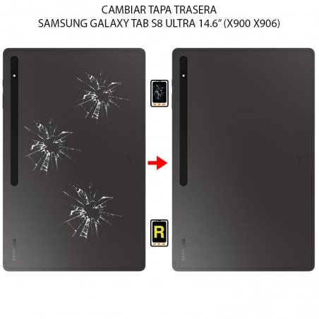Cambiar Tapa Trasera Samsung Galaxy Tab S8 Ultra 14.6 Pulgadas