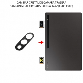 Cambiar Cristal Cámara Trasera Samsung Galaxy Tab S8 Ultra 14.6 Pulgadas