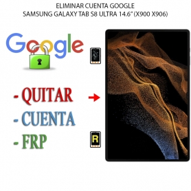Eliminar Contraseña y Cuenta Google Samsung Galaxy Tab S8 Ultra 14.6 Pulgadas