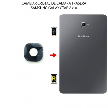 Cambiar Cristal Cámara Trasera Samsung Galaxy Tab A 8.0 2015