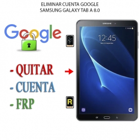 Eliminar Contraseña y Cuenta Google Samsung Galaxy Tab A 8.0 2015