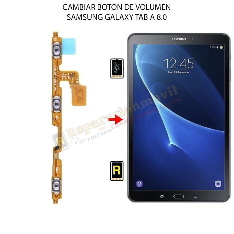 Cambiar Botón De Volumen Samsung Galaxy Tab A 8.0 2017