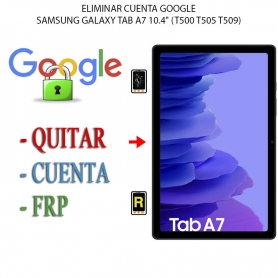 Eliminar Contraseña y Cuenta Google Samsung Galaxy Tab A7 10.4