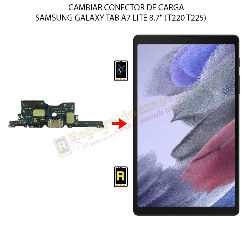 Cambiar Conector De Carga Samsung Galaxy Tab A7 Lite 8.7