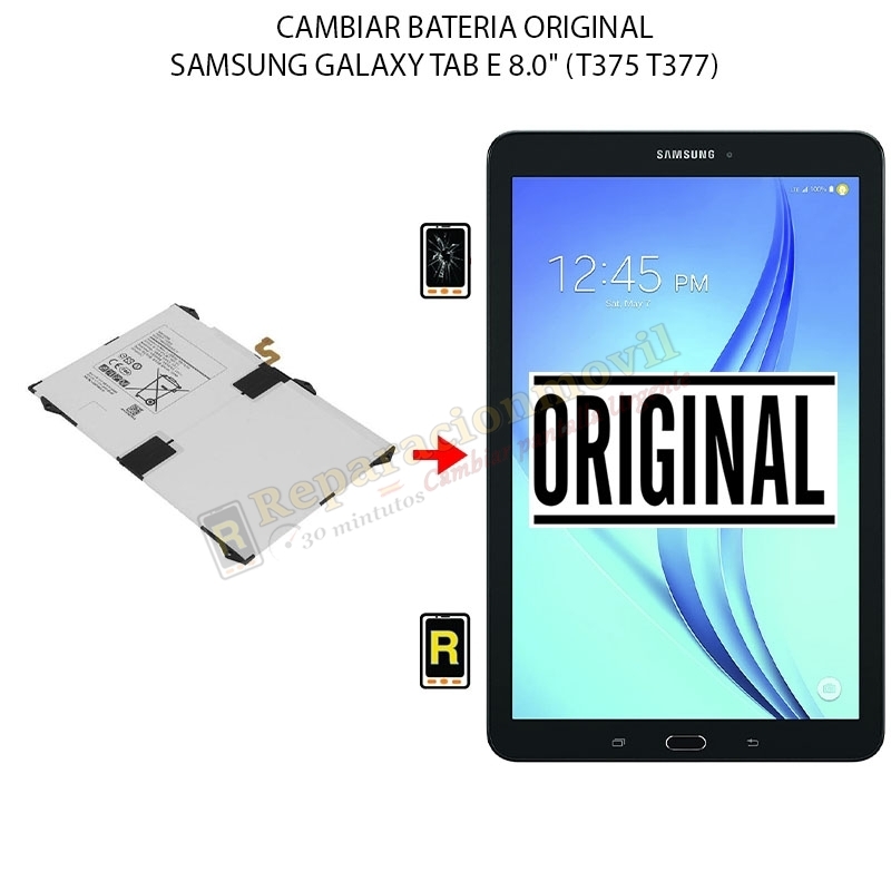 Cambiar Batería Samsung Galaxy Tab E 8.0 Original