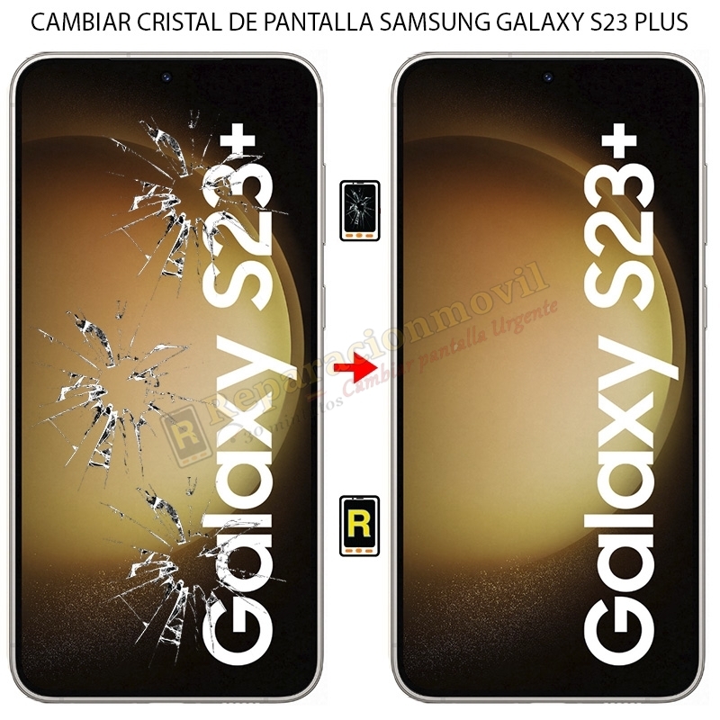 Cambiar Cristal de Pantalla Samsung Galaxy S23 Plus