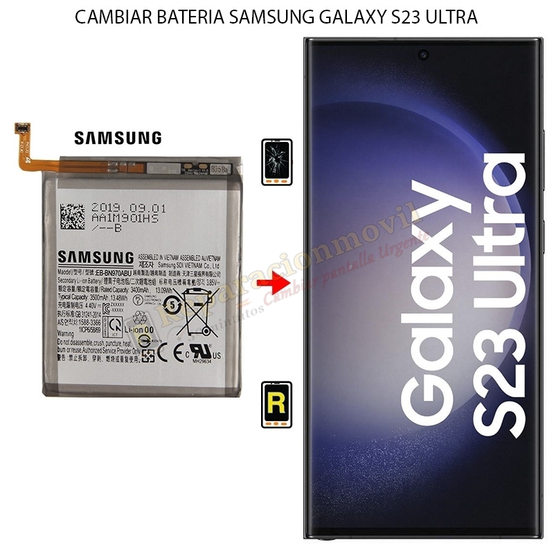 Cambiar Batería Samsung Galaxy S23 Ultra