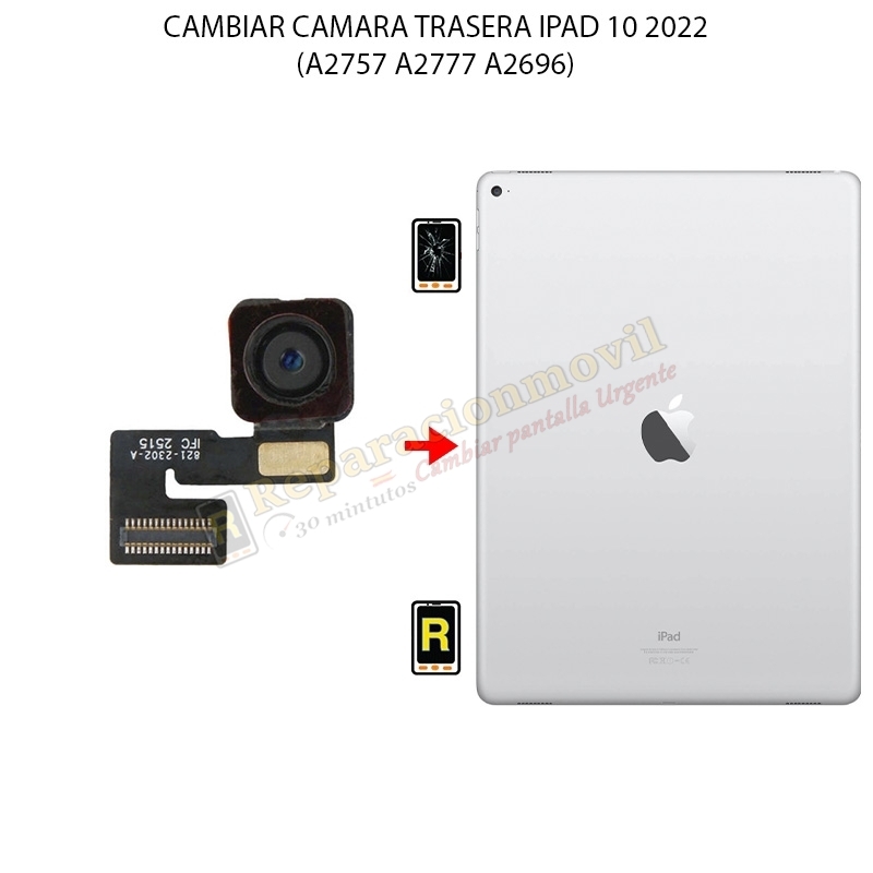 Cambiar Cámara Trasera iPad 10 2022