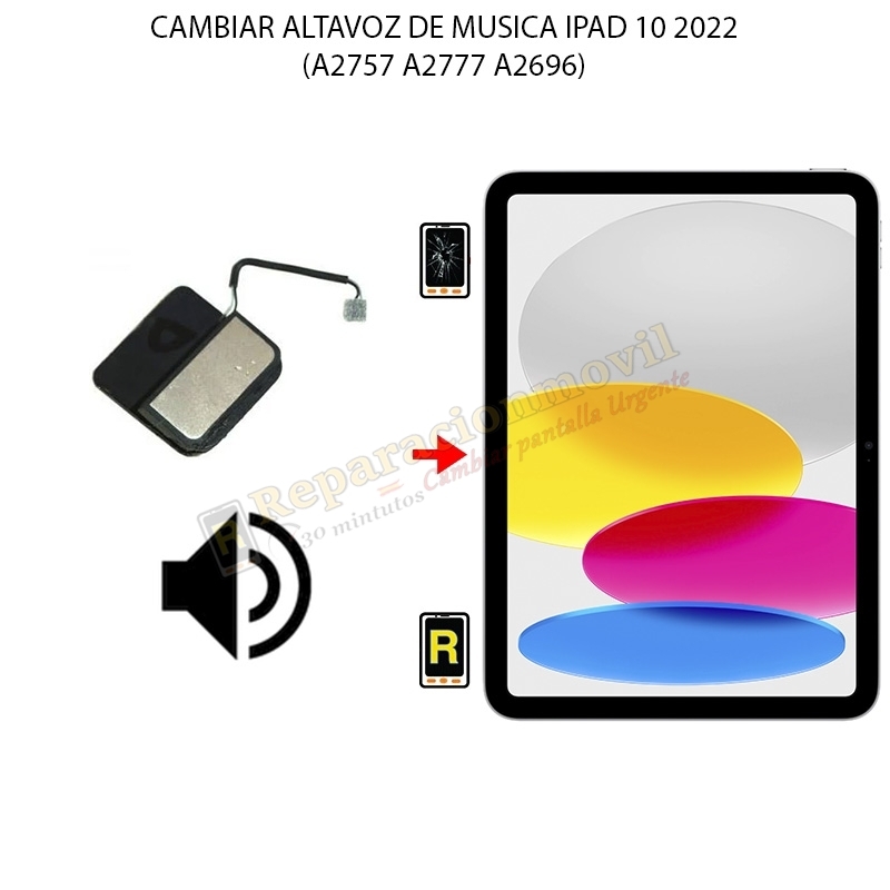 Cambiar Altavoz De Música iPad 10 2022