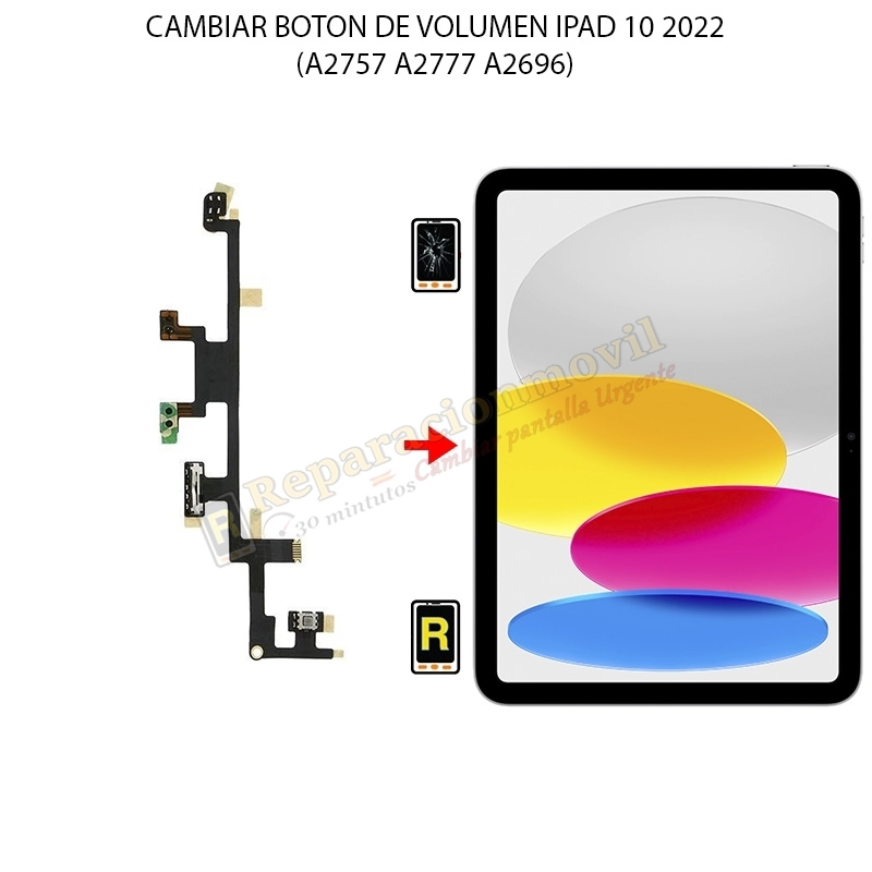 Cambiar Botón De Volumen iPad 10 2022