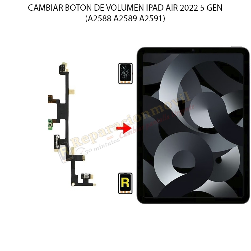 Cambiar Botón De Volumen iPad Air 5 2022