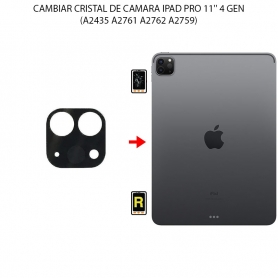 Cambiar Cristal Cámara Trasera iPad Pro 11 Pulgadas 4.ª Generación (2022)