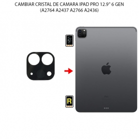 Cambiar Cristal Cámara Trasera iPad Pro 12.9 Pulgadas 6.ª Generación