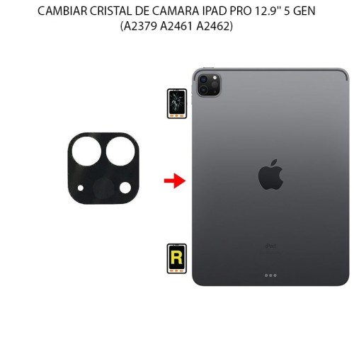 Cambiar Cristal Cámara Trasera iPad Pro 12.9 2021