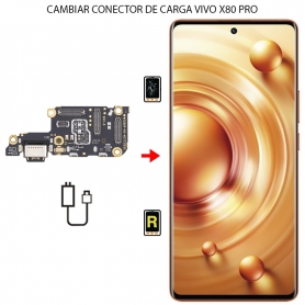 Cambiar Conector de Carga Vivo X80 Pro