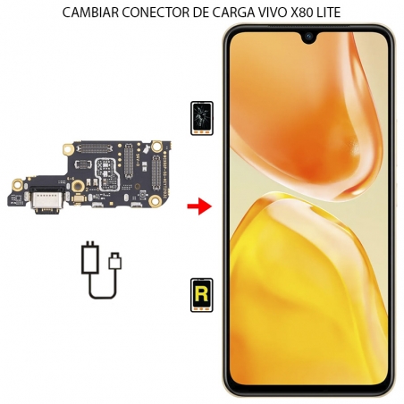 Cambiar Conector de Carga Vivo X80 Lite