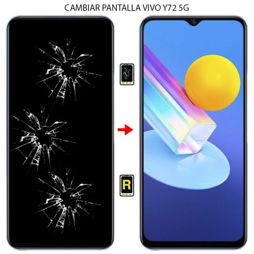 Cambiar Pantalla Vivo Y72 5G