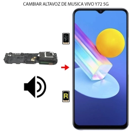 Cambiar Altavoz de Música Vivo Y72 5G