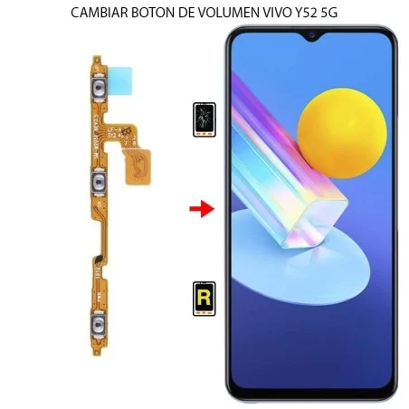 Cambiar Botón de Volumen Vivo Y52 5G