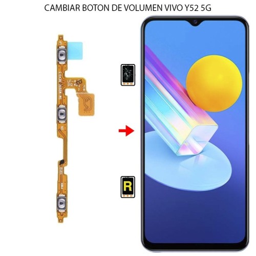 Cambiar Botón de Volumen Vivo Y52 5G