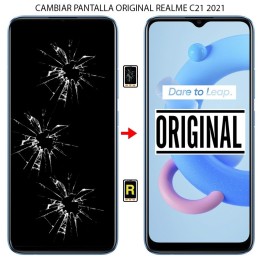 Cambiar Pantalla Original Realme C21 2021