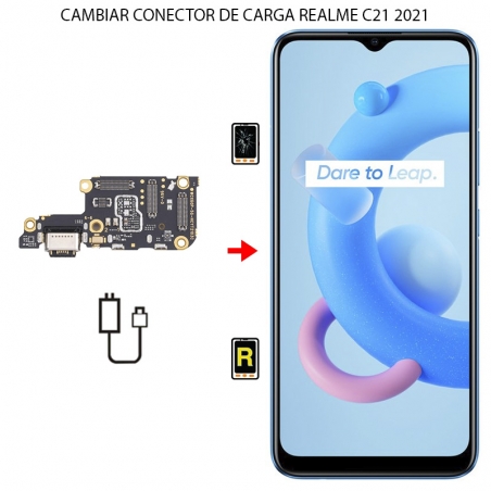 Cambiar Conector de Carga Realme C21 2021