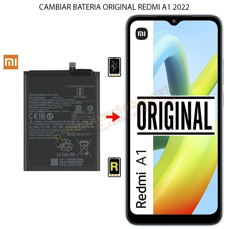 Cambiar Batería Original Xiaomi Redmi A1