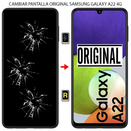 Cambiar Pantalla Original Samsung Galaxy A22 4G