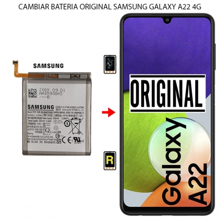 Cambiar Batería Original Samsung Galaxy A22 4G