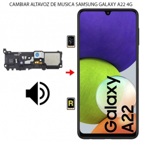 Cambiar Altavoz de Música Samsung Galaxy A22 4G
