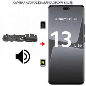 Cambiar Altavoz de Música Xiaomi 13 Lite