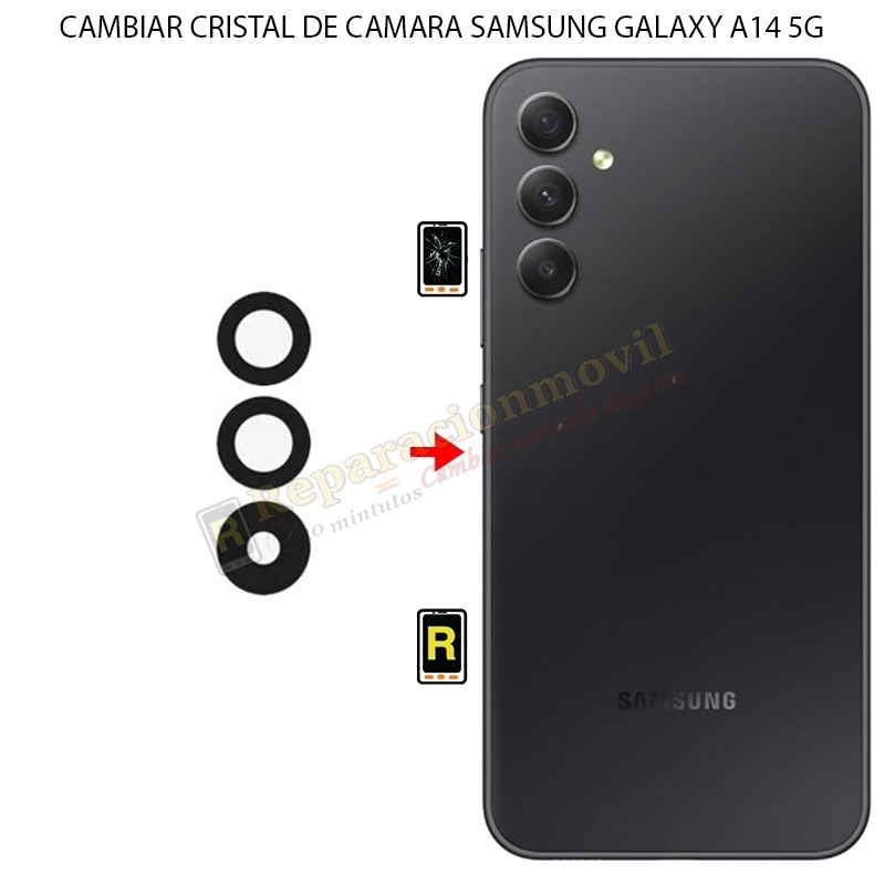 Cambiar Cristal Cámara Trasera Samsung Galaxy A14 5G
