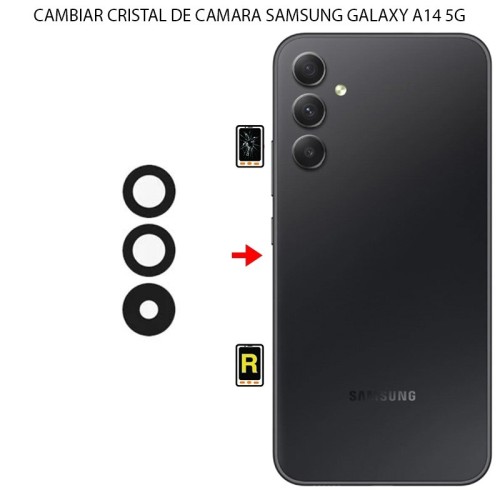 Cambiar Cristal Cámara Trasera Samsung Galaxy A14 5G