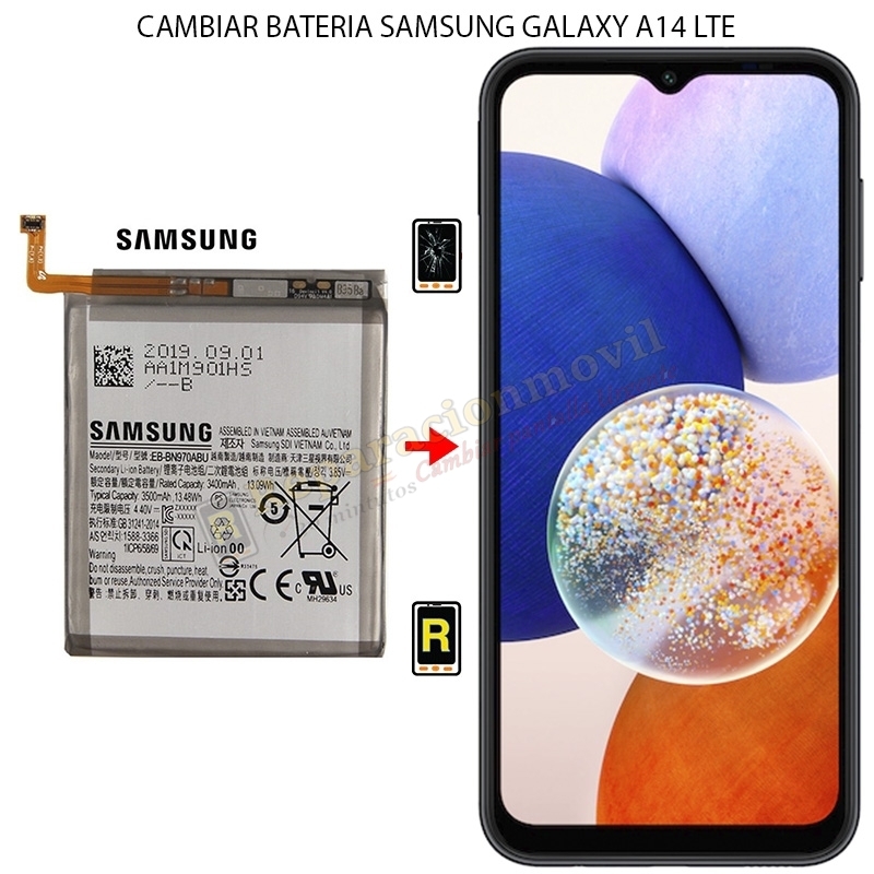 Cambiar Batería Samsung Galaxy A14 LTE