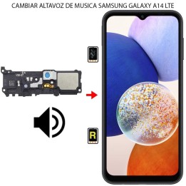Cambiar Altavoz de Música Samsung Galaxy A14 LTE