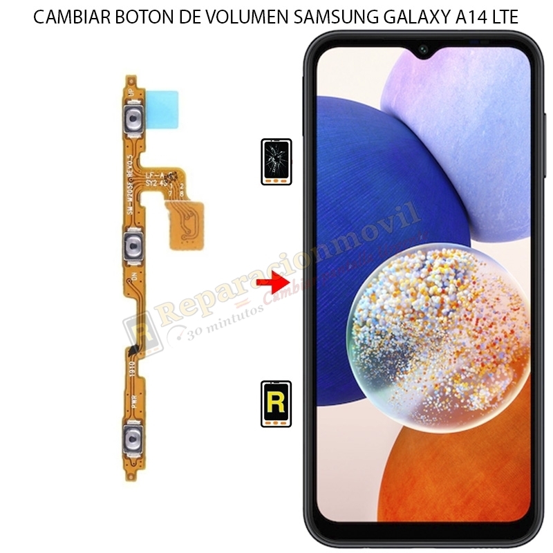 Cambiar Botón de Volumen Samsung Galaxy A14 LTE