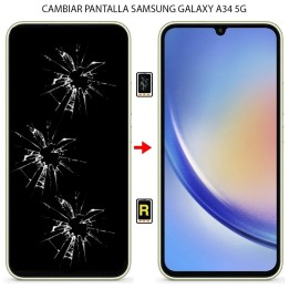 Cambiar Pantalla Samsung Galaxy A34 5G